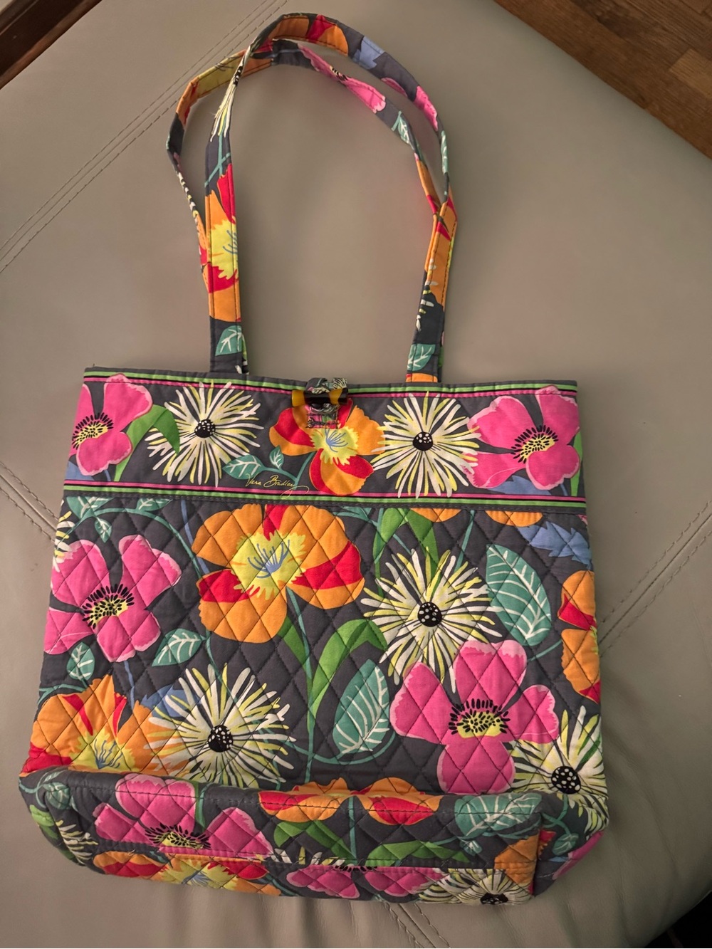 Vera Bradley Multicolor Floral Quilted Tote